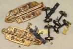 B1656 –	Bogie casting pair brass 1:64 Car